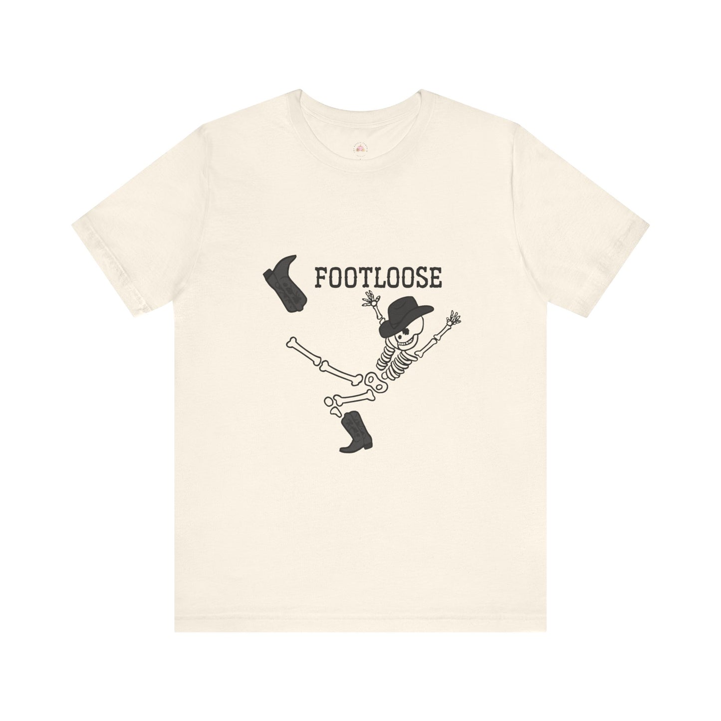 Footloose Skeleton Tee, Fun Graphic Shirt, Halloween Costume Top, Dance Party Apparel, Unisex Halloween Shirt, Gift for Dancers