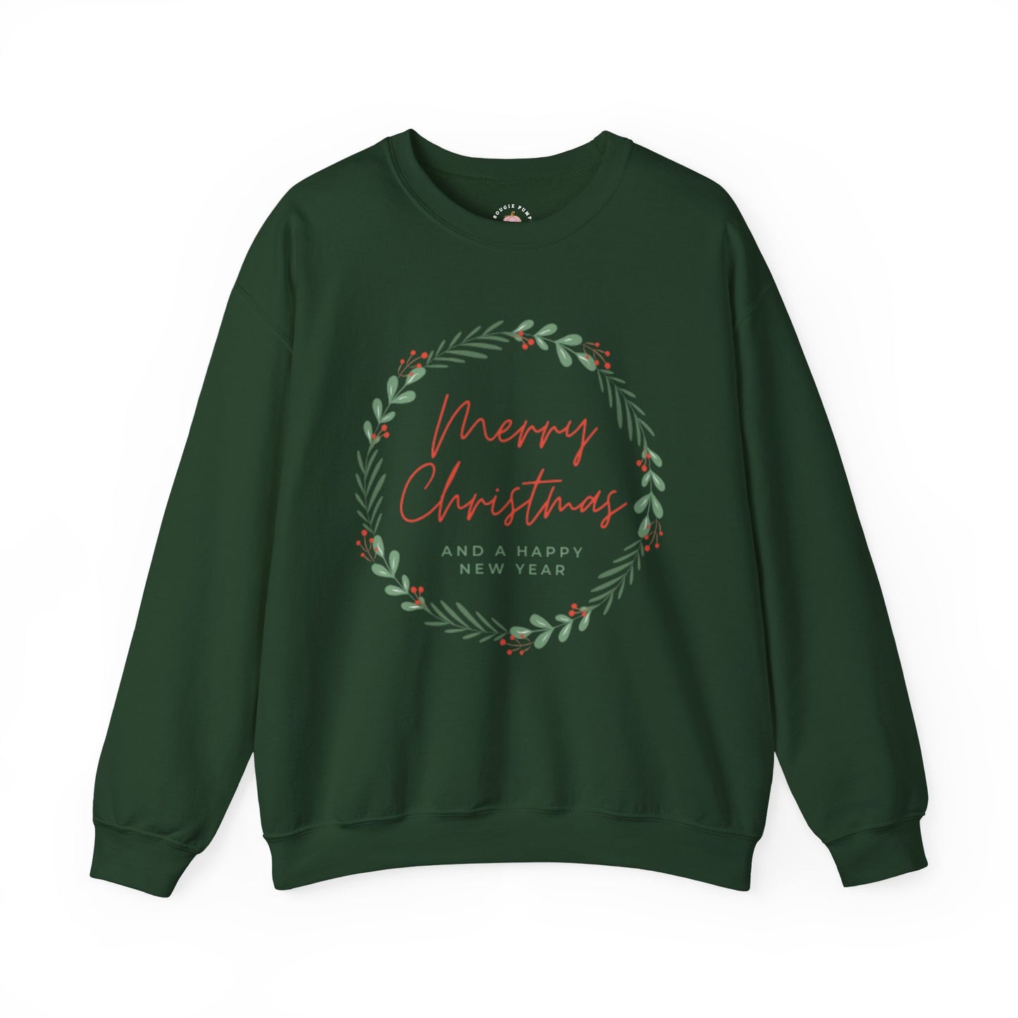 Merry Christmas Crewneck Sweatshirt, Cozy Holiday Style, Unisex Sweatshirt, Christmas Gift, Winter Apparel, Festive Clothing