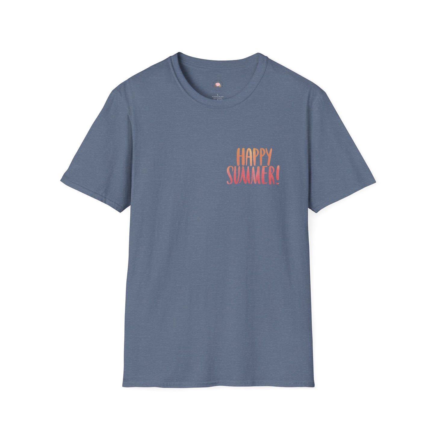 Happy Summer Unisex T-Shirt - Vacation Shirt and Beachwear