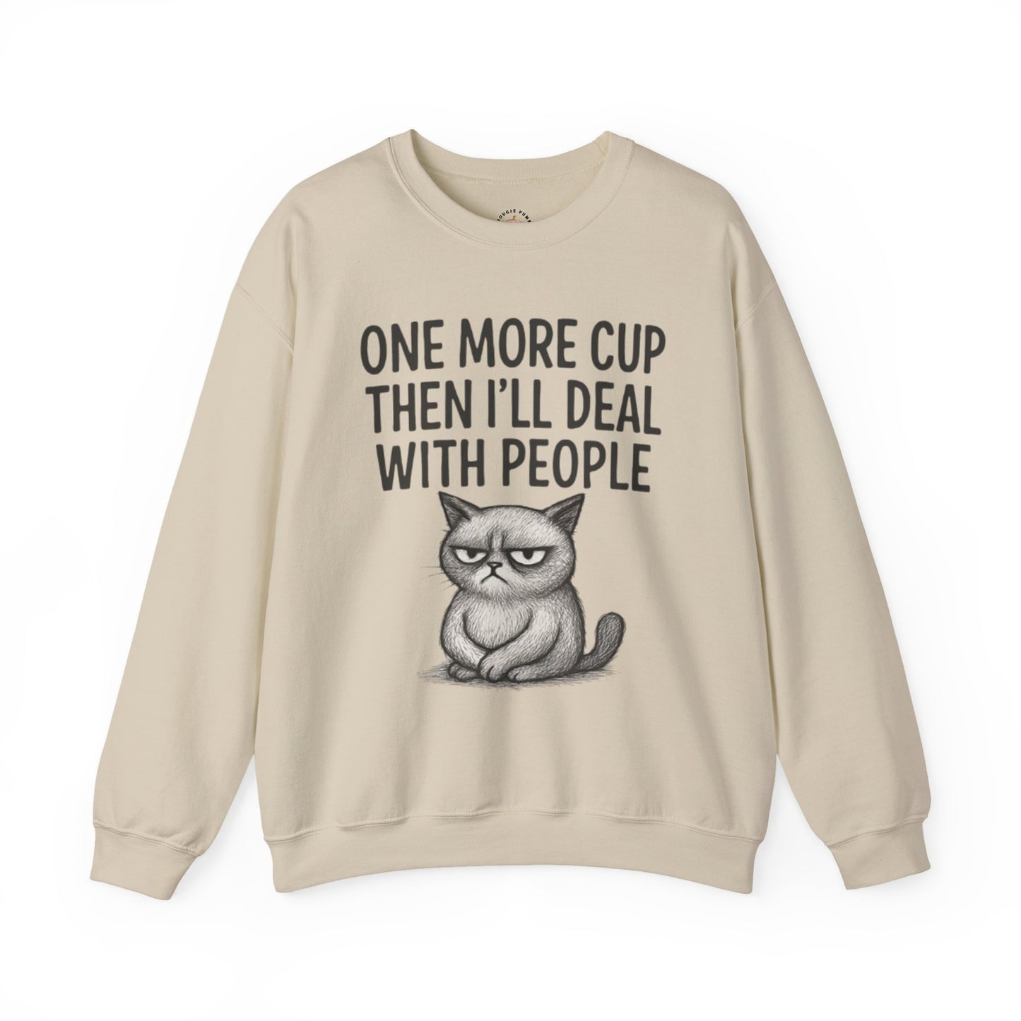 Grumpy Cat Funny Coffee Sweatshirt