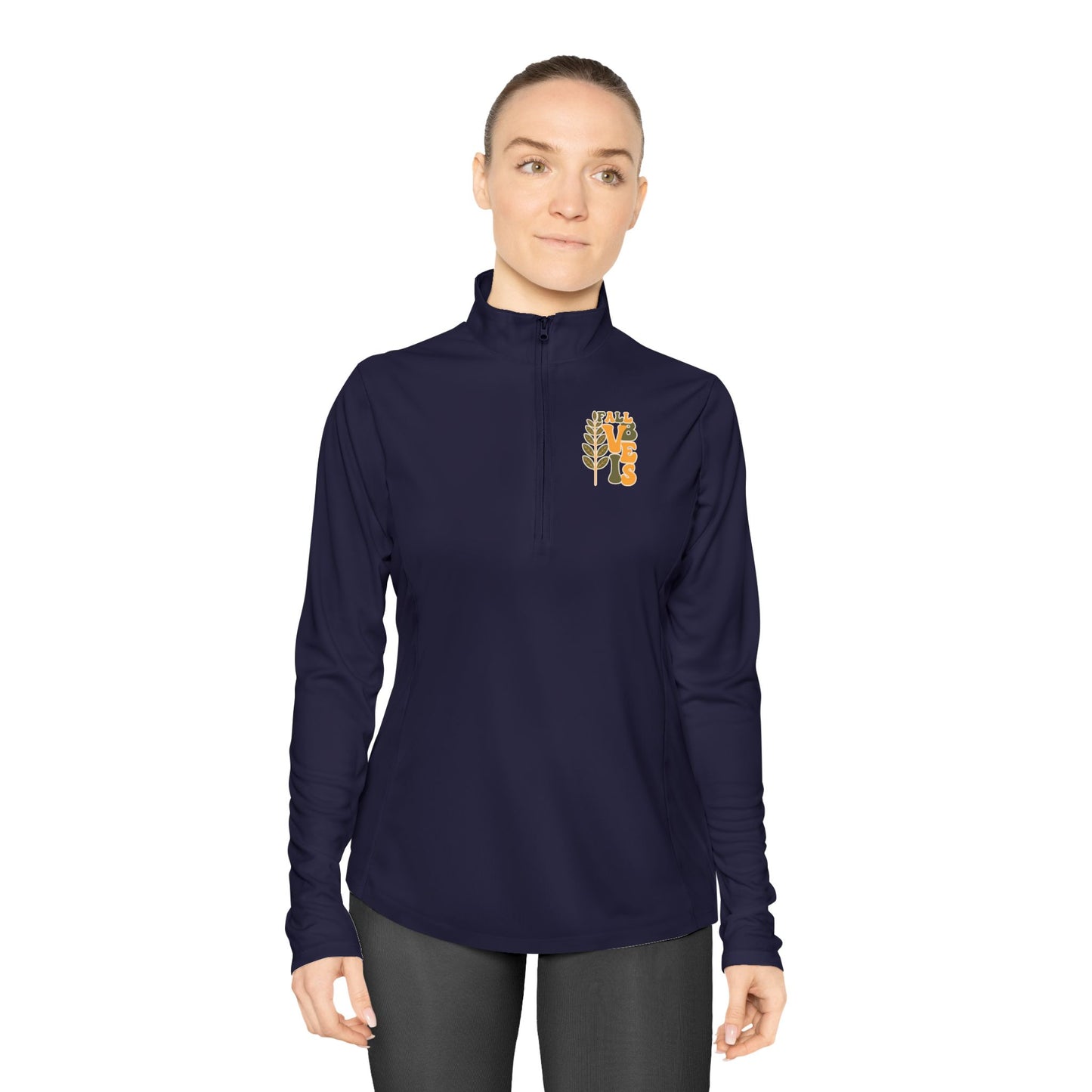 Quarter-Zip Pullover - Fall Vibes
