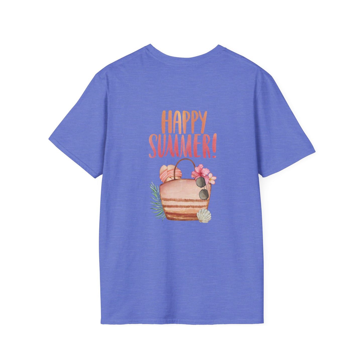 Happy Summer Unisex T-Shirt - Vacation Shirt and Beachwear