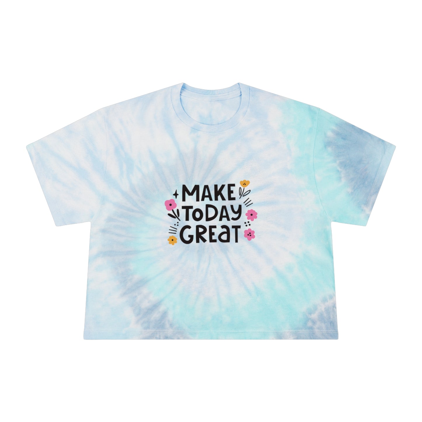 Tie Dye Crop Tee - Make Today Great T-Shirt