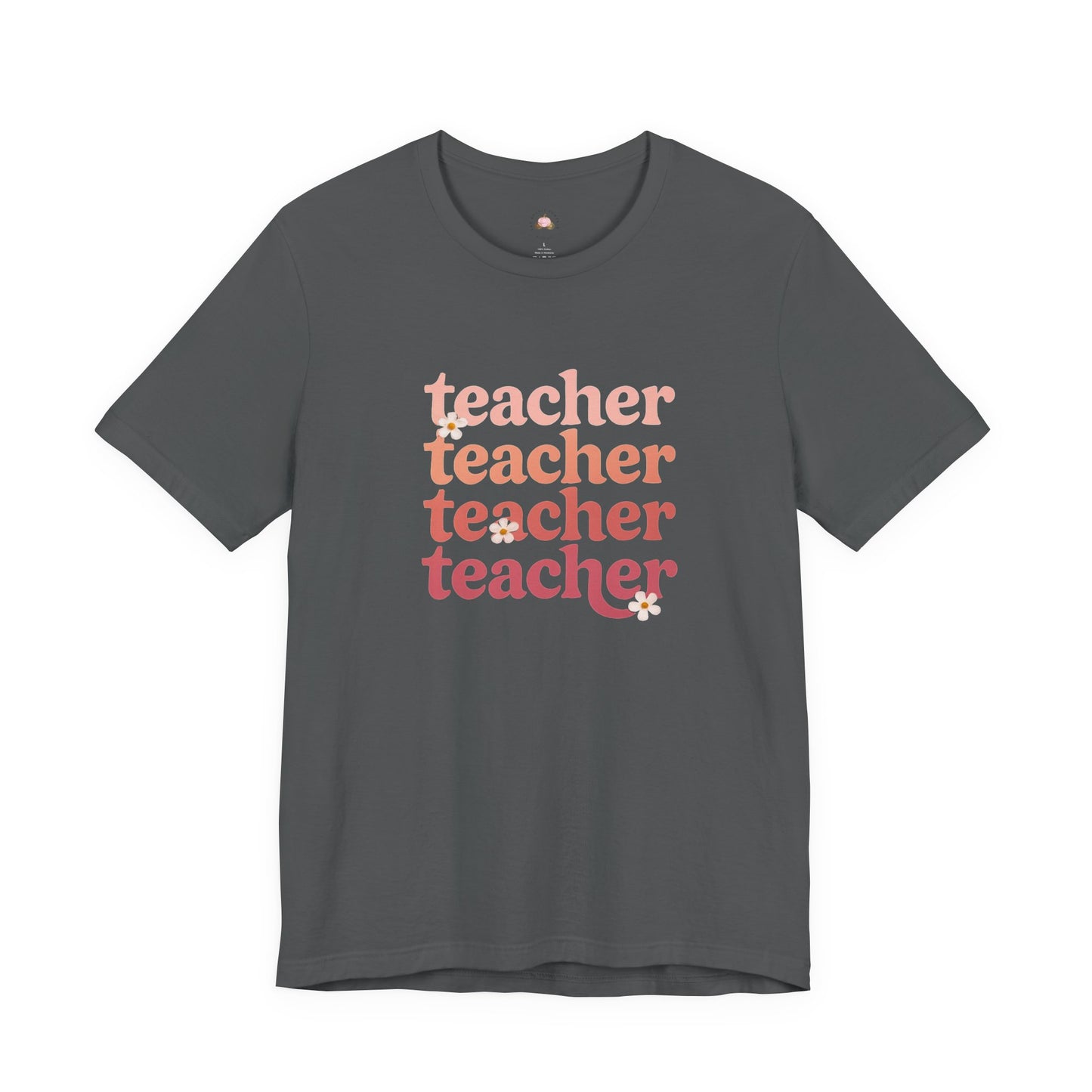 Teacher Vibes Unisex Jersey Tee - Perfect Gift for Educators, Teacher Appreciation, Classroom Style, Graduation Gift, Everyday Wear