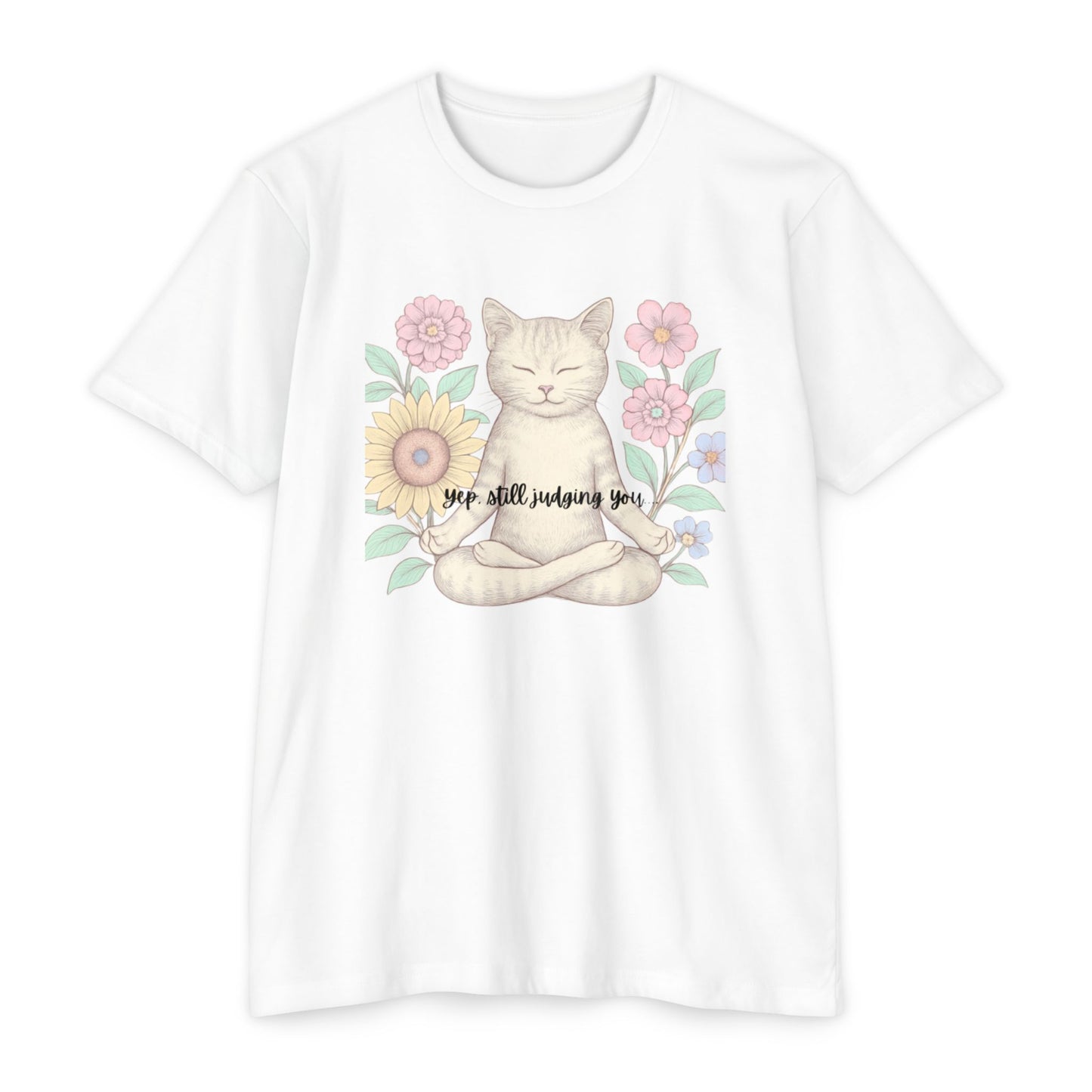 Zen Cat T-shirt - Funny and Snarky Cat Humor Design