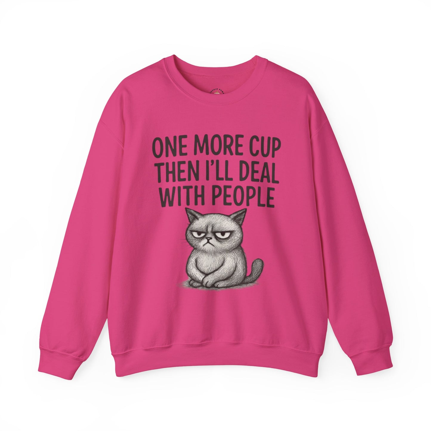 Grumpy Cat Funny Coffee Sweatshirt