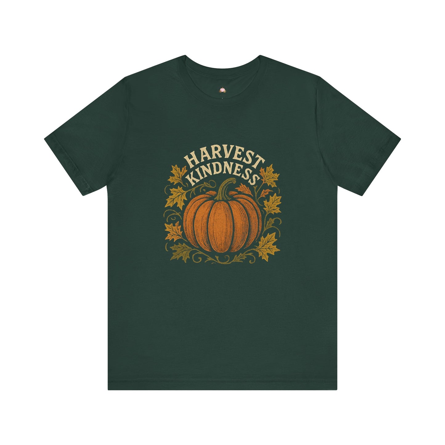 Harvest Kindness Tee - Unisex Jersey Short Sleeve Tee, Fall Fashion, Autumn Apparel, Thanksgiving Shirt, Gift for Friends, Cozy Casual Wear