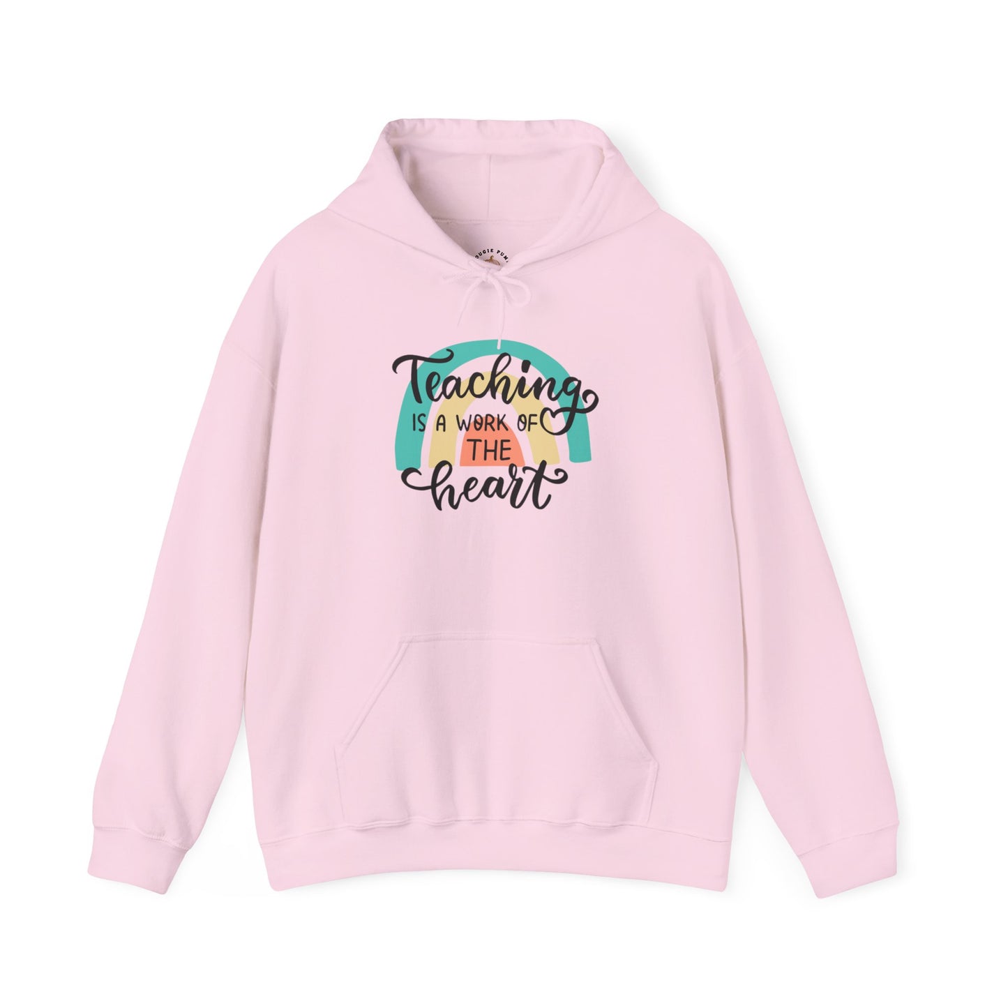 Teacher Appreciation Unisex Hoodie - Teaching Is a Work of Art, Fun Classroom Apparel