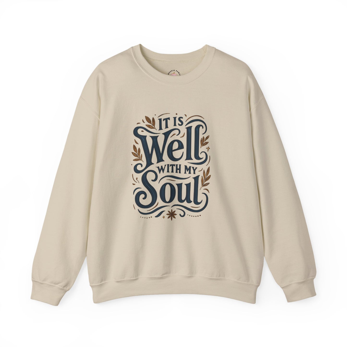 Soulful Comfort Crewneck Sweatshirt - Cozy Gift for Faith Lovers, Inspirational Apparel, Motivational Sweatshirt, Religious Gift, [...]