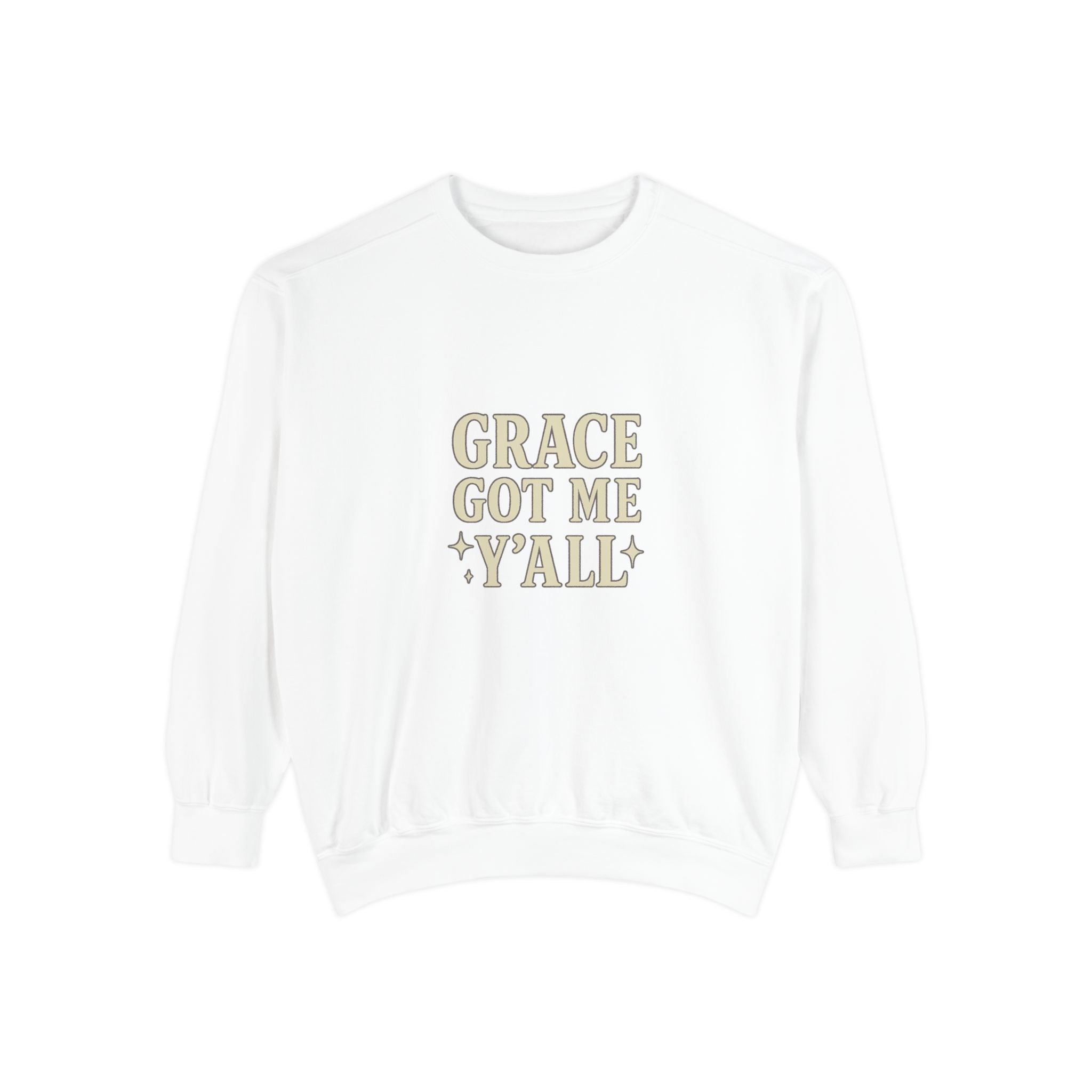 Grace Got Me Y’all Sweatshirt | Southern Christian Crewneck – The Bougie Pumpkin Boutique