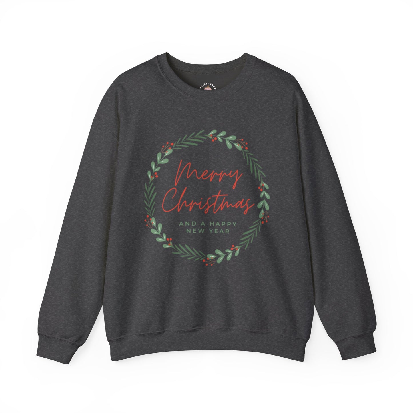 Merry Christmas Crewneck Sweatshirt, Cozy Holiday Style, Unisex Sweatshirt, Christmas Gift, Winter Apparel, Festive Clothing