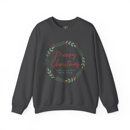 Merry Christmas Crewneck Sweatshirt, Cozy Holiday Style, Unisex Sweatshirt, Christmas Gift, Winter Apparel, Festive Clothing