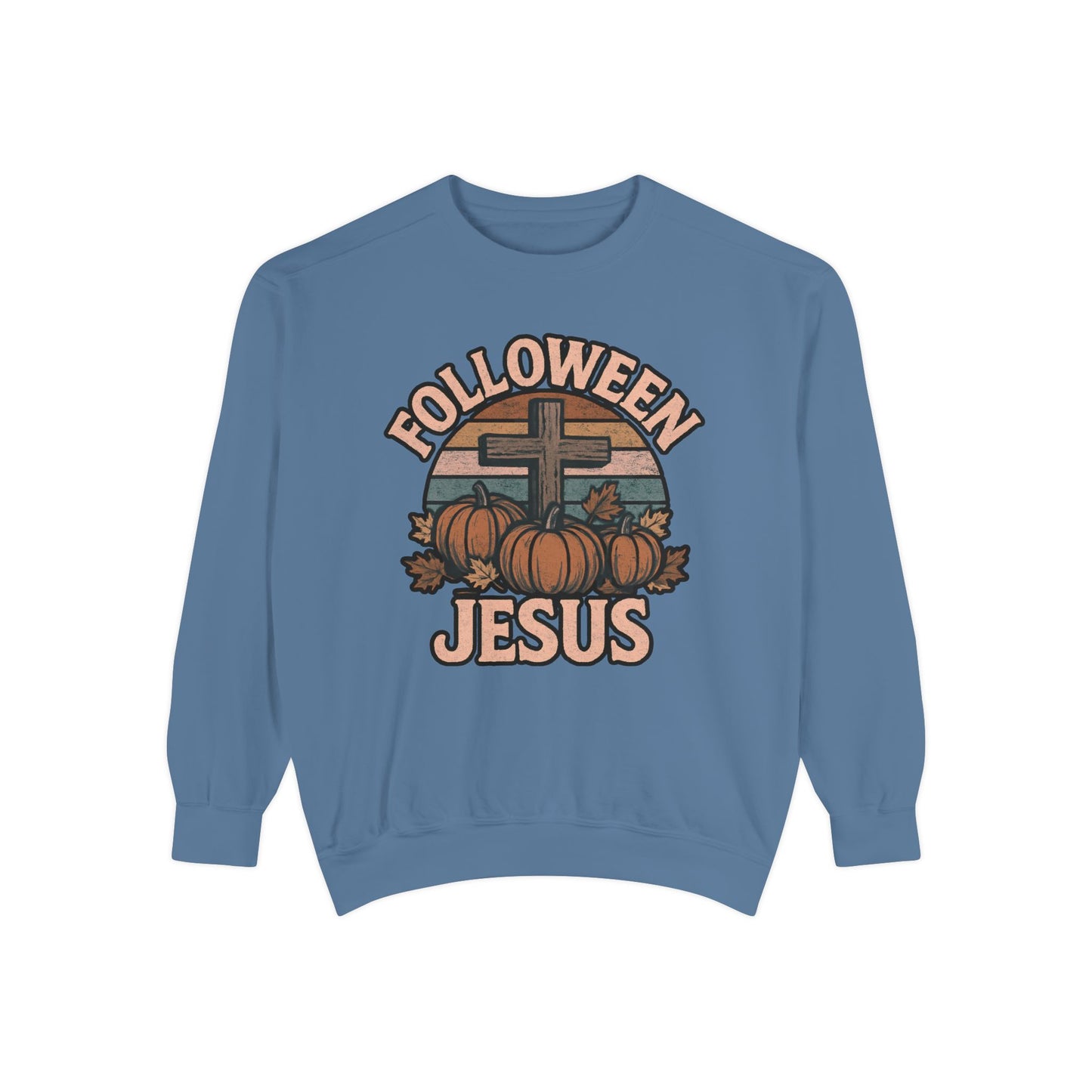 Follower Jesus Sweatshirt - Unisex Fall Apparel, Cute Halloween Gift, Faith-Based Clothing, Autumn Style - The Bougie Pumpkin Boutique