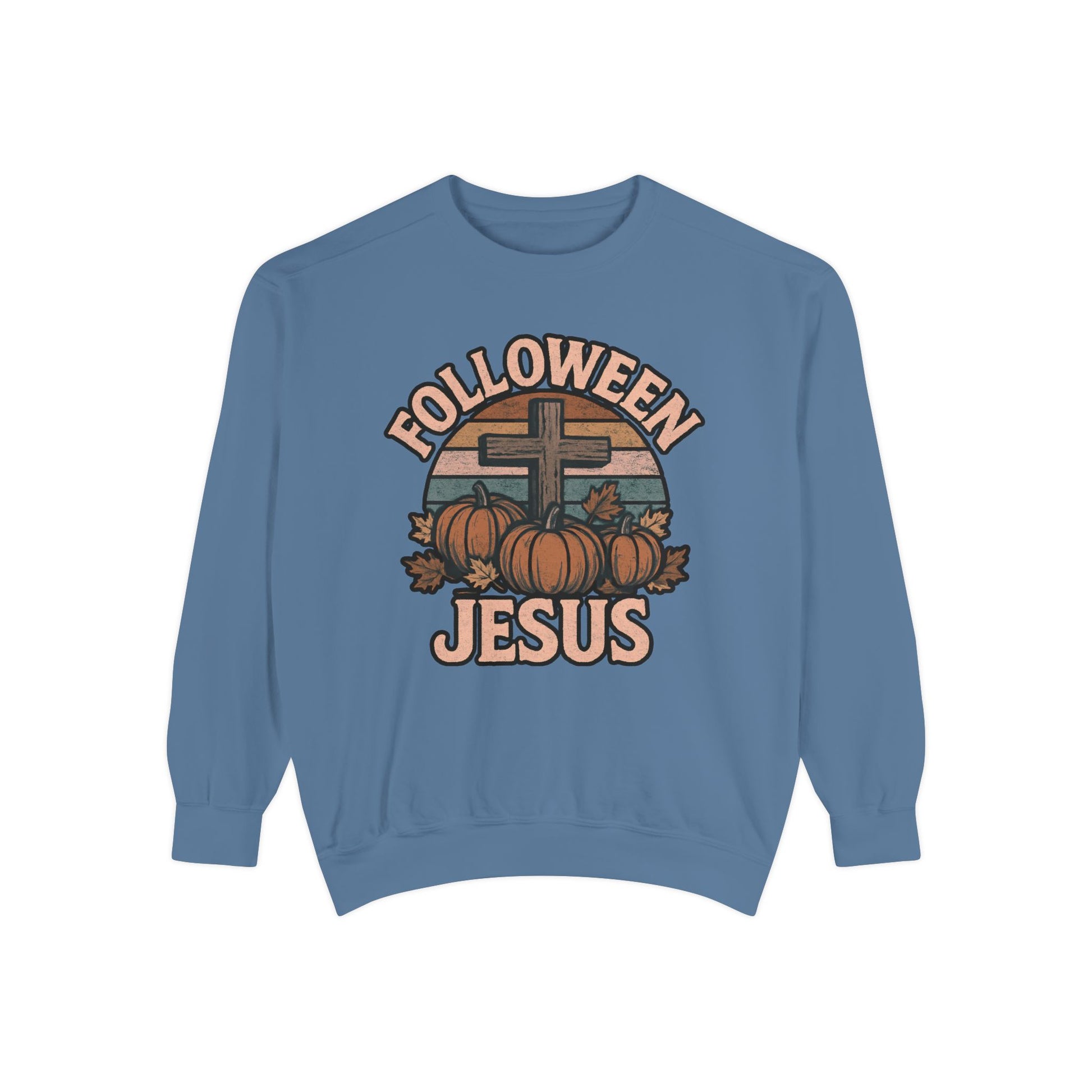 Follower Jesus Sweatshirt - Unisex Fall Apparel, Cute Halloween Gift, Faith-Based Clothing, Autumn Style - The Bougie Pumpkin Boutique