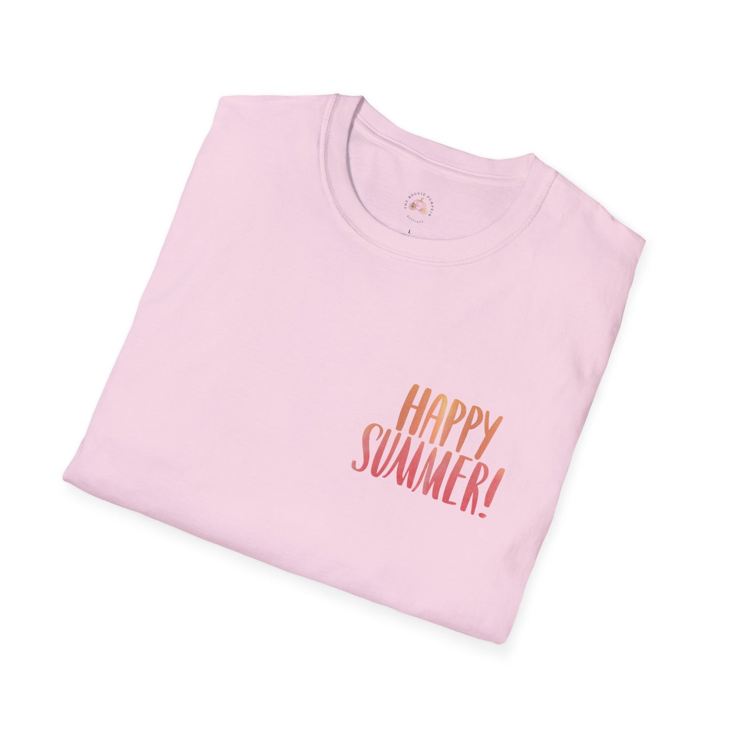 Happy Summer Unisex T-Shirt - Vacation Shirt and Beachwear