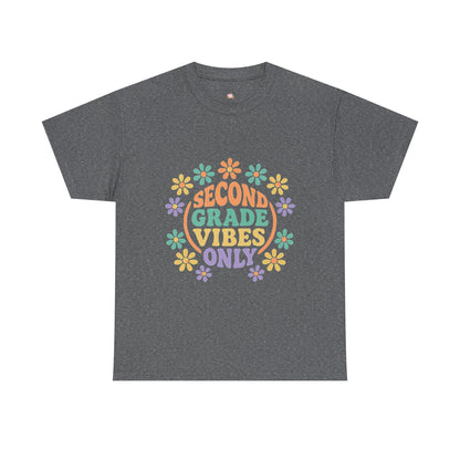 Second Grade Vibes Tee - Teacher Shirt
