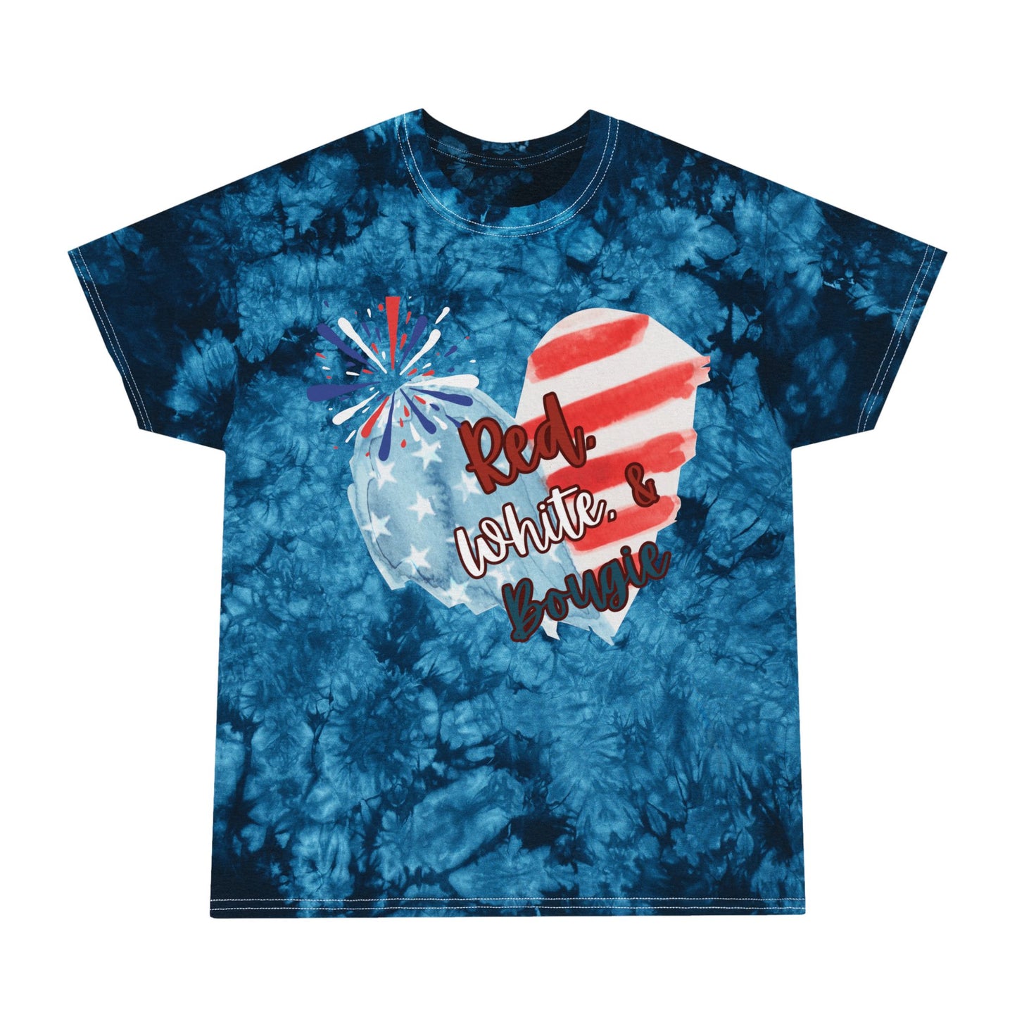 Patriotic Tie-Dye Tee, 4th of July Shirt, Summer Festival Top, Casual Independence Day Outfit, Fun Holiday Apparel