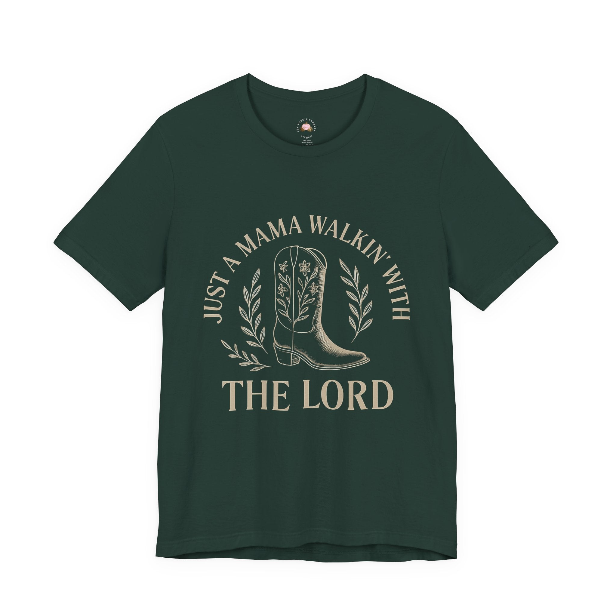 Christian T-Shirt - "Just Walkin' With The Lord" Faith Tee