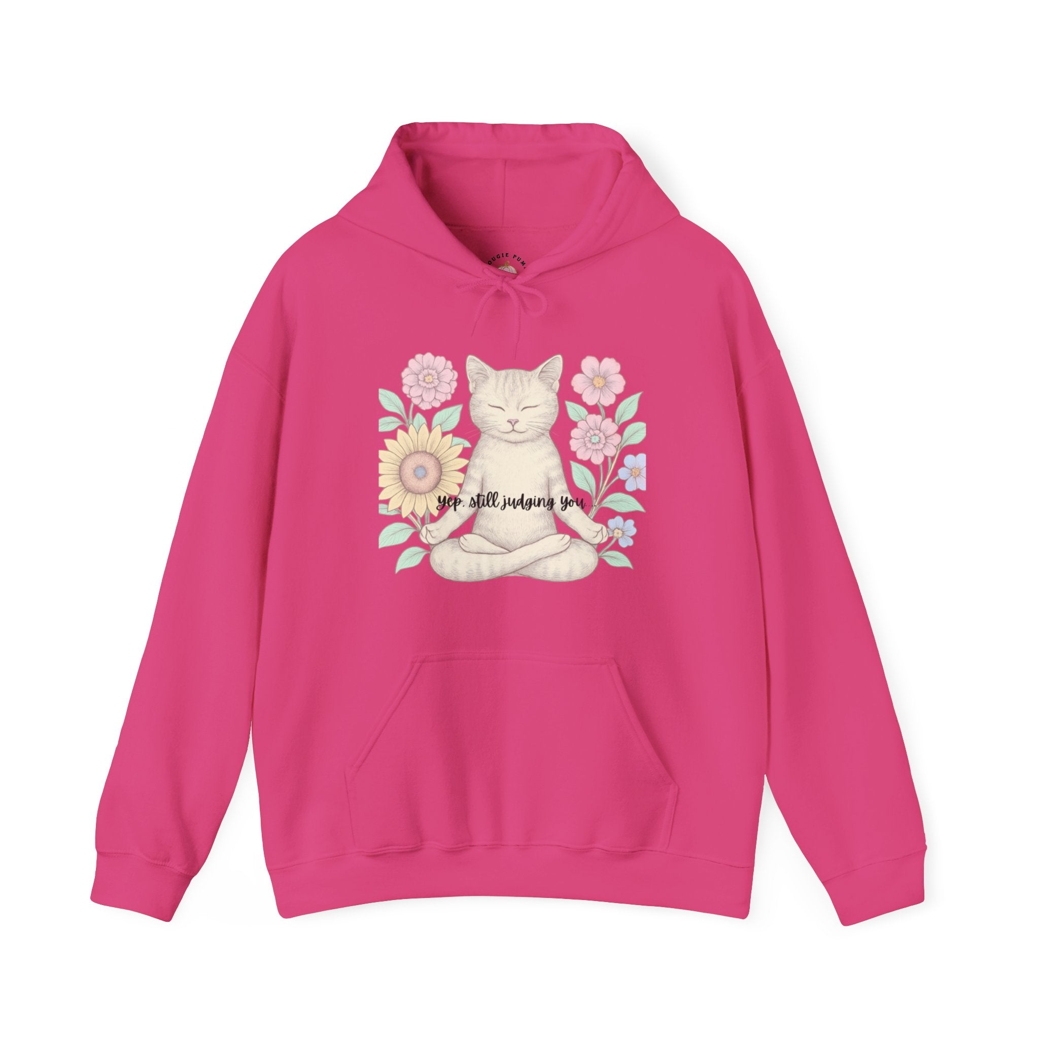 Zen Cat Snarky Hoodie Sweatshirt | The Bougie Pumpkin