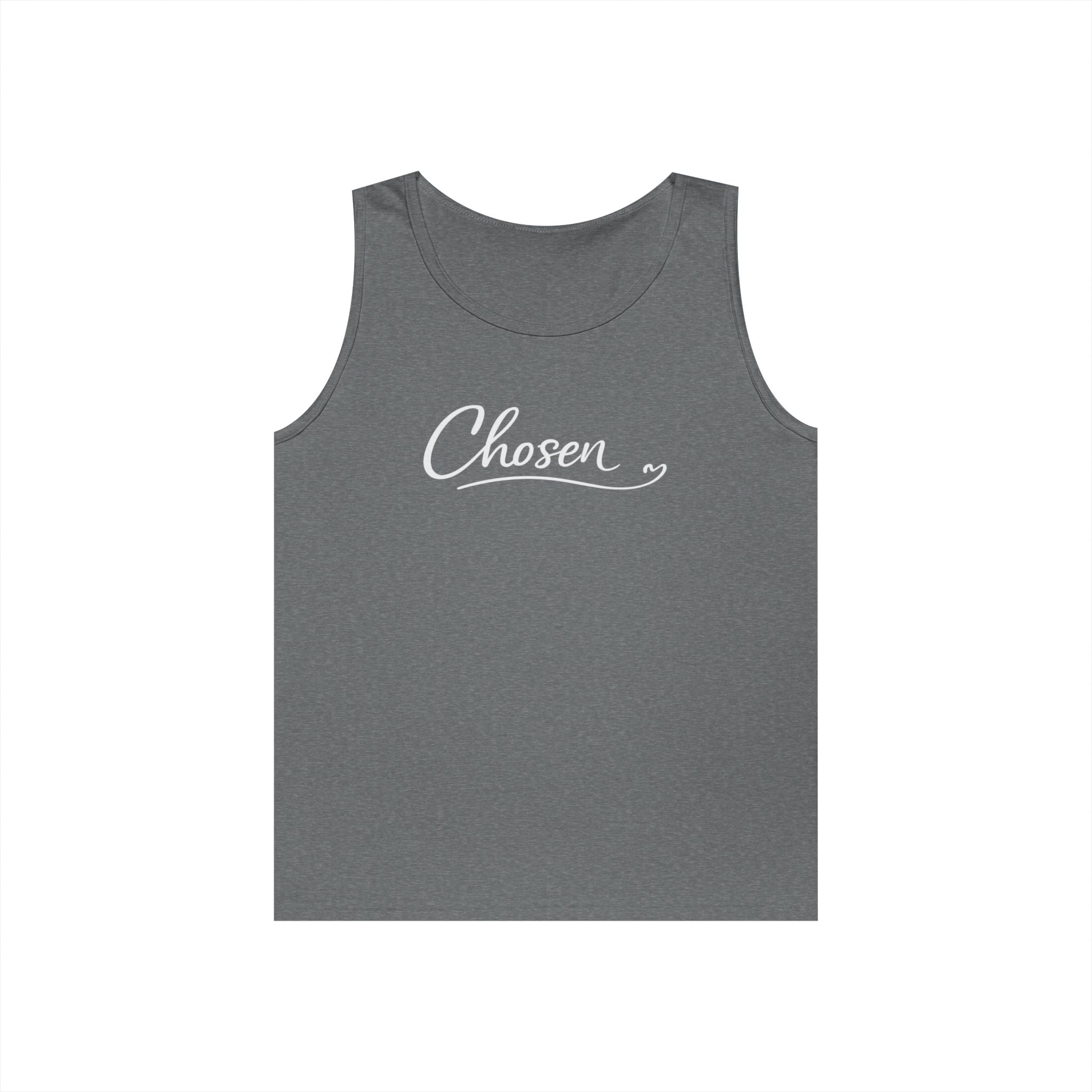 Chosen Script Tank Top — Inspirational 'Chosen' Graphic Tank