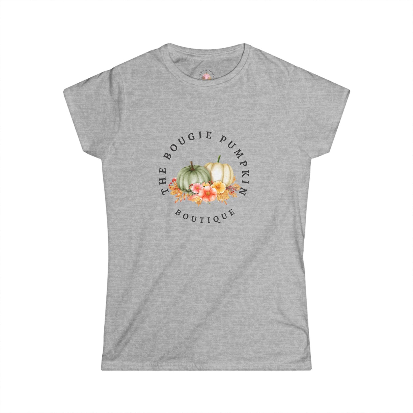 Women's T-Shirt - Bougie Pumpkin Boutique, Fall Halloween Design