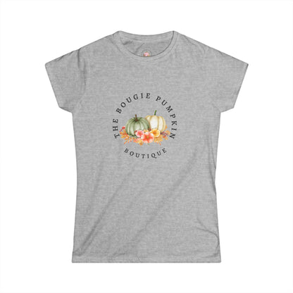 Women's T-Shirt - Bougie Pumpkin Boutique, Fall Halloween Design