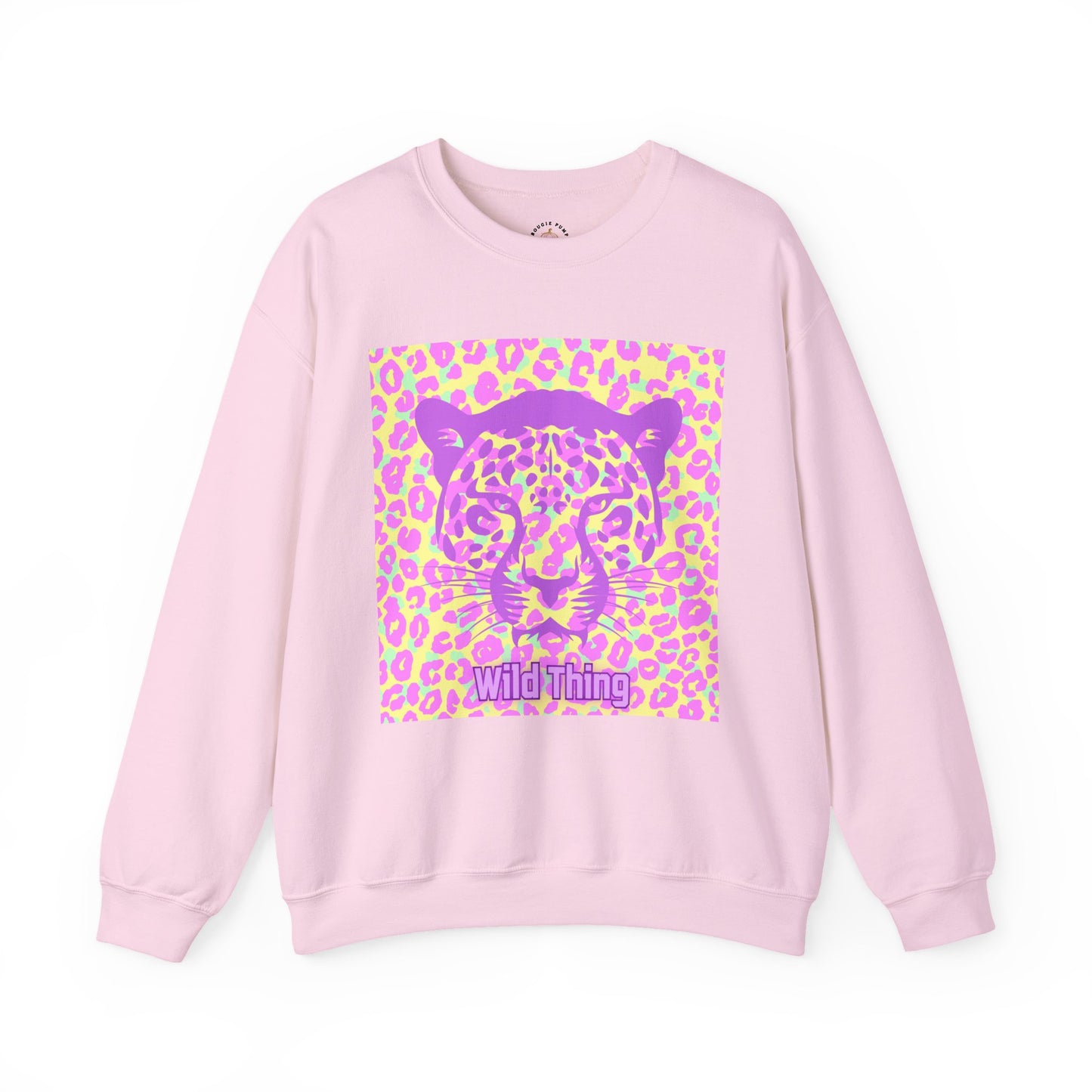 Wild Thing Unisex Crewneck Sweatshirt, Colorful Leopard Print Sweatshirt, Trendy Casual Wear, Gift for Animal Lovers, Cozy Fashion [...]