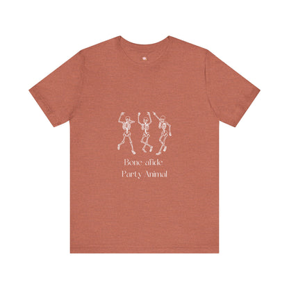 Halloween Skeleton Tee - Unisex Jersey Short Sleeve