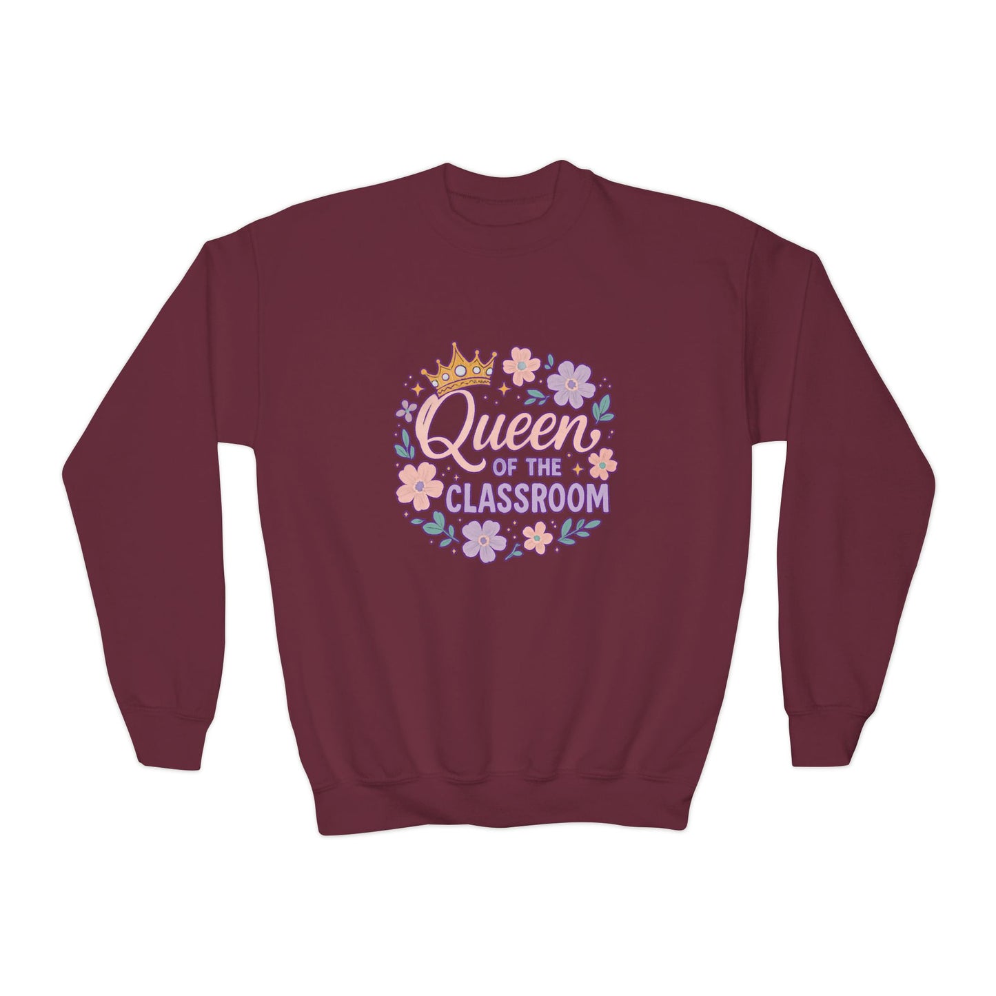 Queen of the Classroom Youth Crewneck Sweatshirt