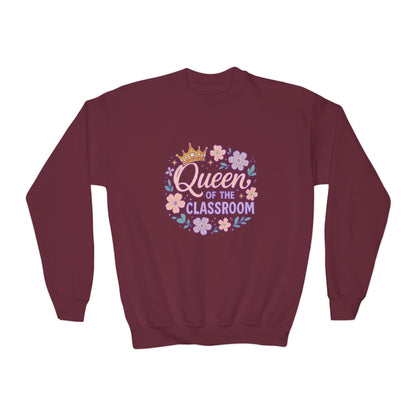 Queen of the Classroom Youth Crewneck Sweatshirt