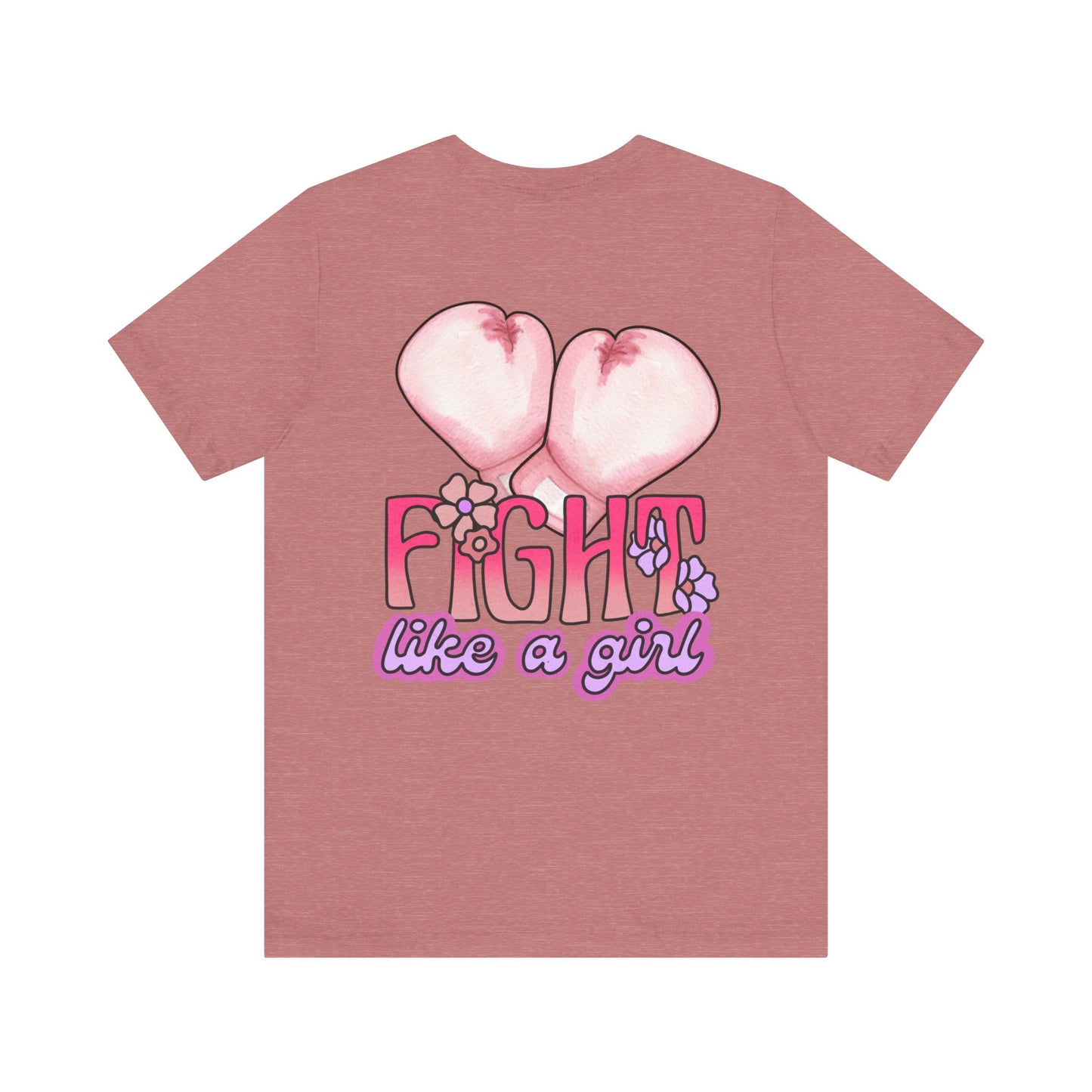 Empowerment Tee: Fight Like a Girl Unisex Jersey Short Sleeve T-Shirt, Awareness Shirt, Cancer Support Apparel, Gift for Fighters, [...]