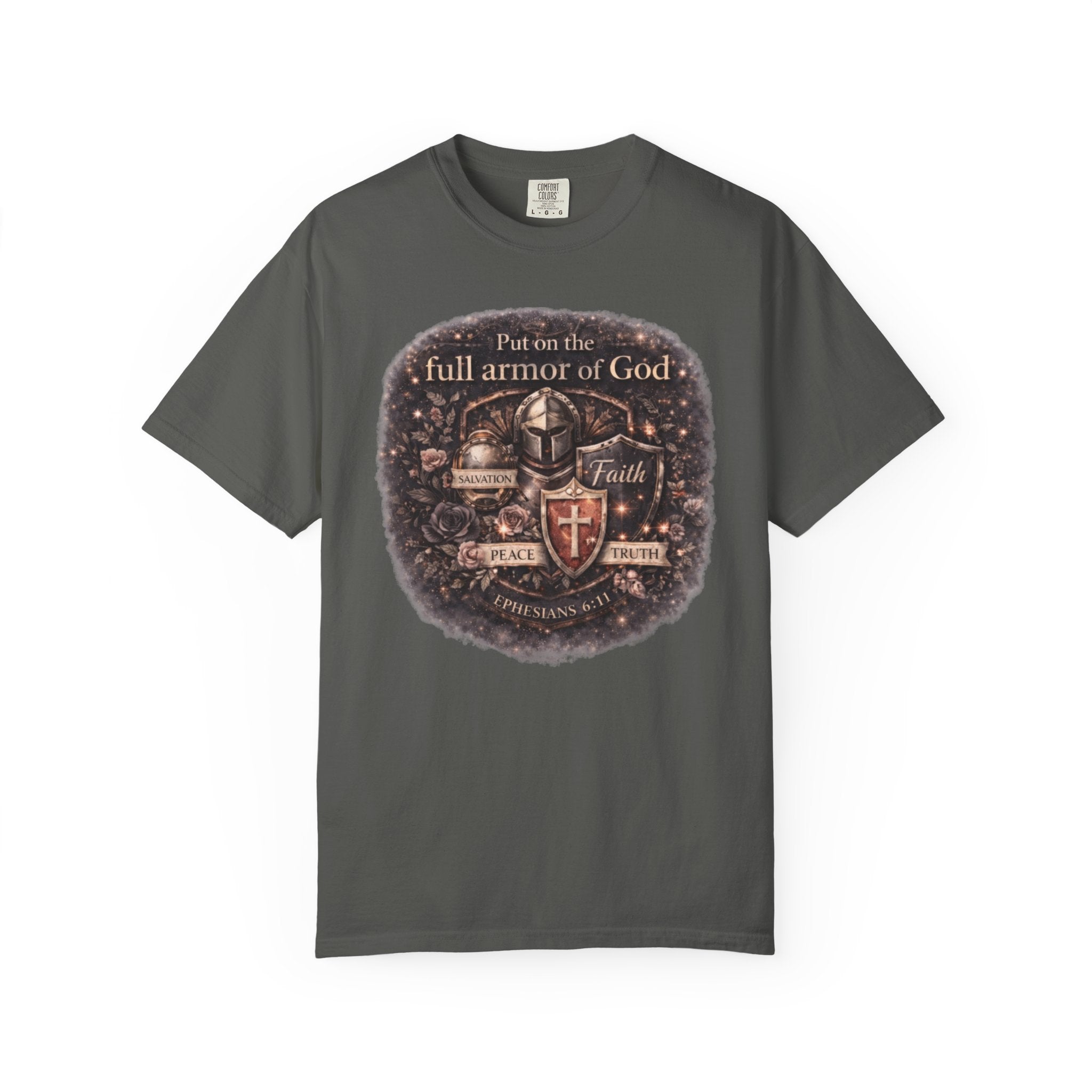 Armor of God T-Shirt — Christian Faith Graphic Tee (Ephesians 6:11)