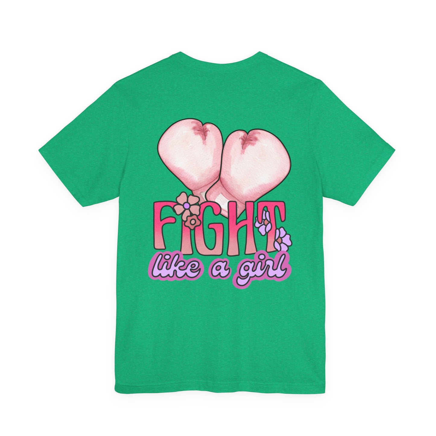 Empowerment Tee: Fight Like a Girl Unisex Jersey Short Sleeve T-Shirt, Awareness Shirt, Cancer Support Apparel, Gift for Fighters, [...]