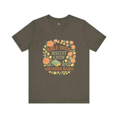 Southern Mama Biblical Tee, Fun Southern T-Shirt, Cute Gift for Moms, Bible Lovers, Casual Everyday Wear - The Bougie Pumpkin Boutique