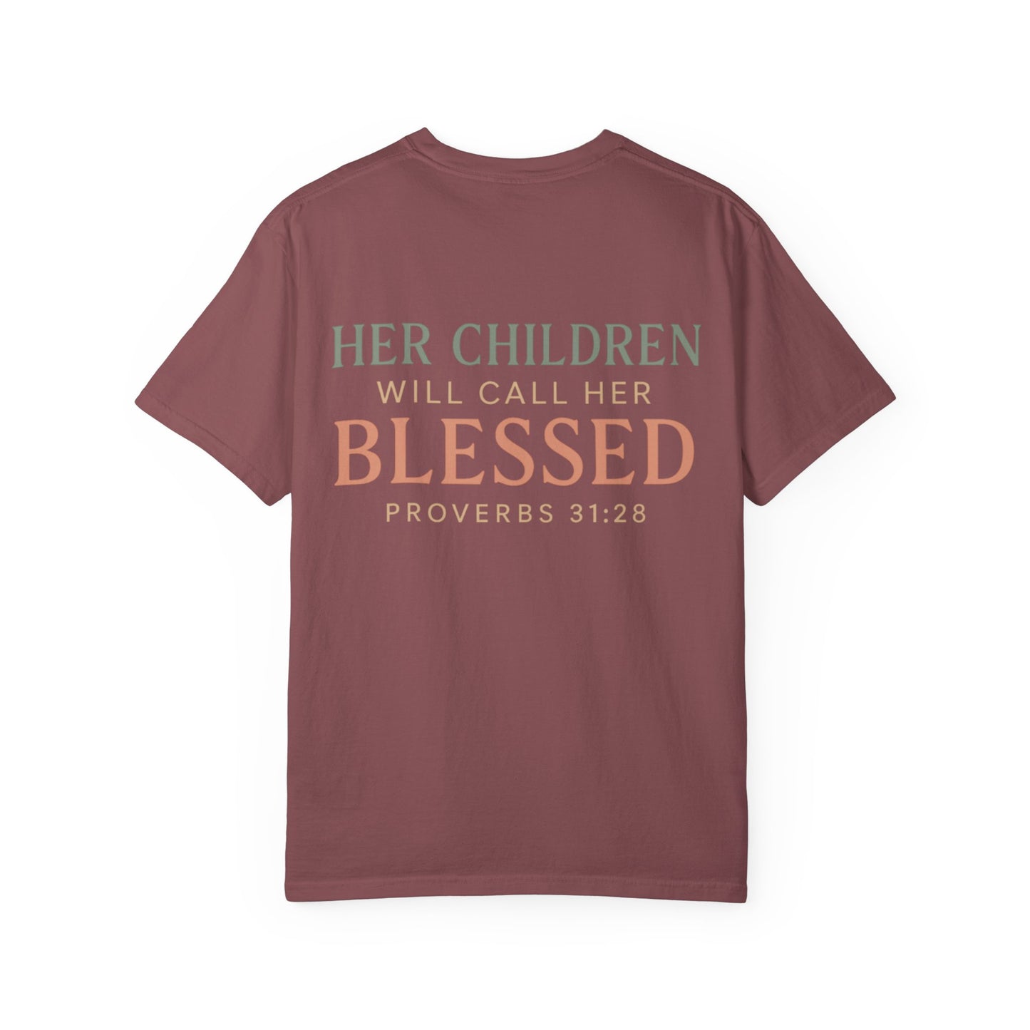Mama Shirt – Her Children Will Call Her Blessed | Proverbs 31:28 | The Bougie Pumpkin Boutique - The Bougie Pumpkin Boutique