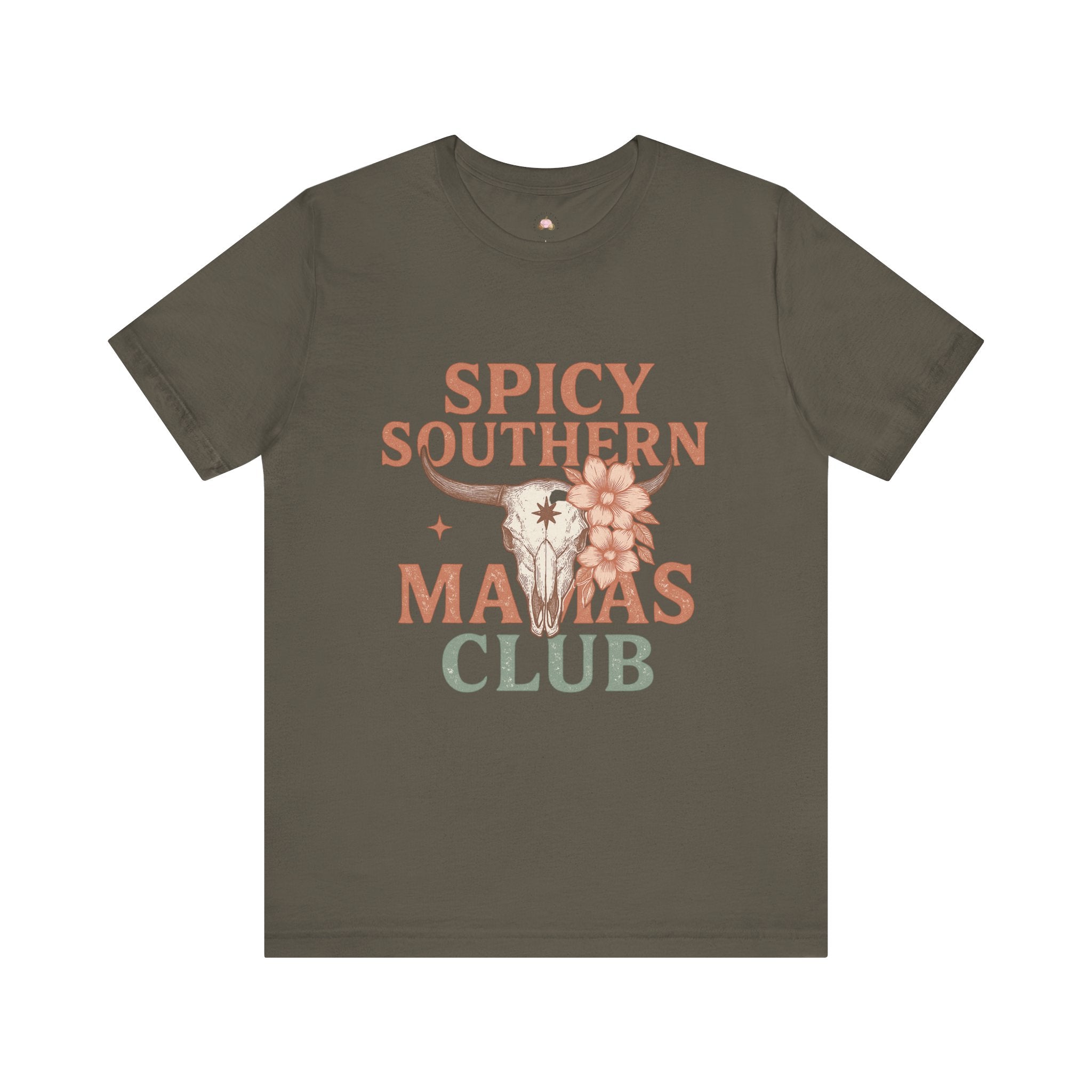 Spicy Southern Mamas Club Tee | Western Graphic Shirt for Faith-Filled Women – The Bougie Pumpkin Boutique