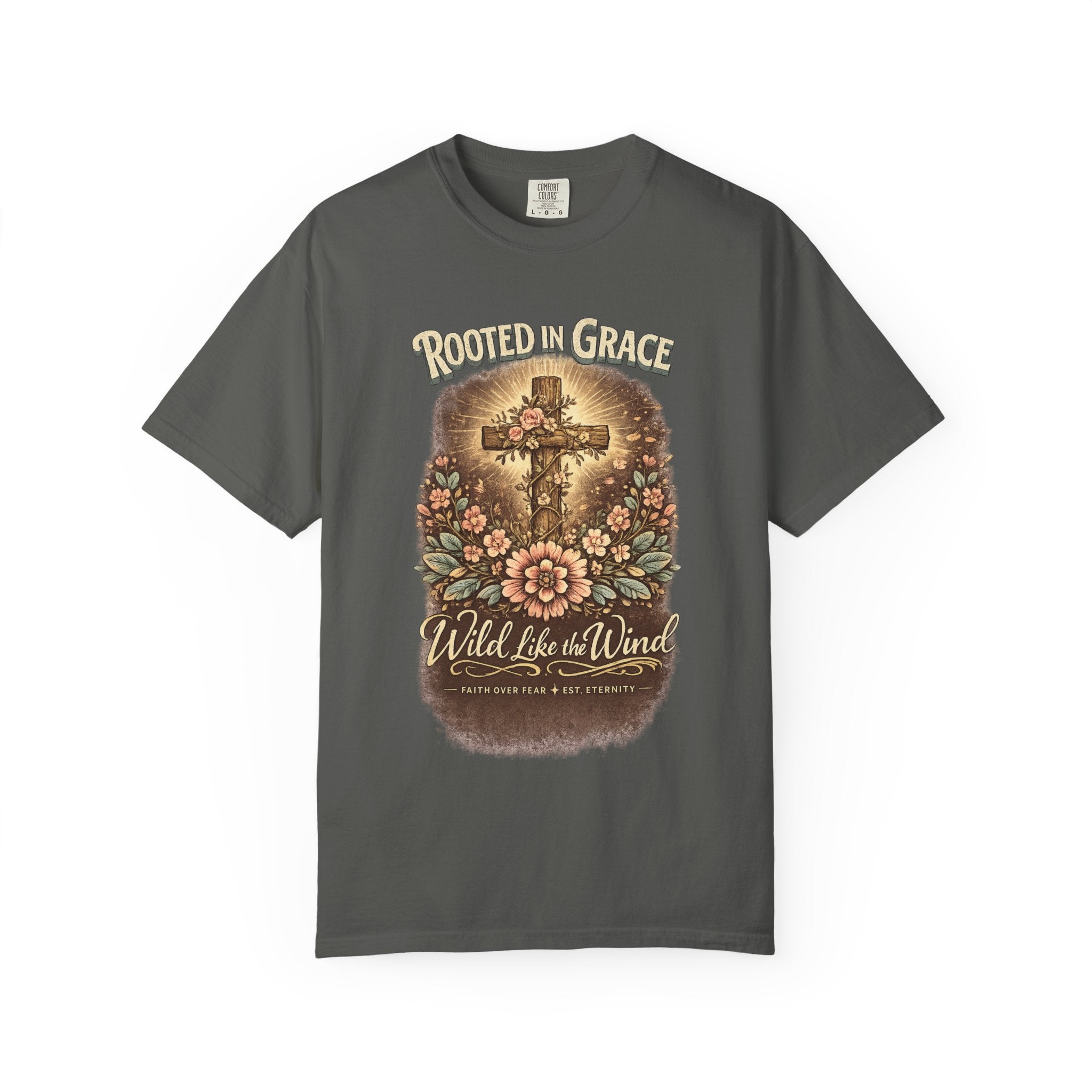 Rooted in Grace Unisex Garment-Dyed T-shirt