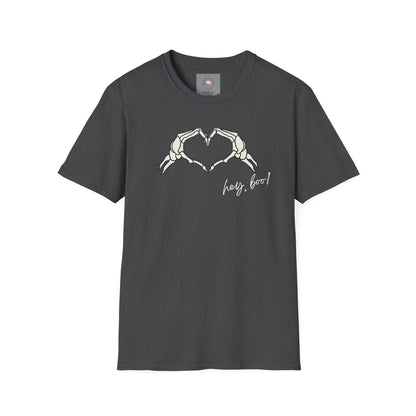 Halloween Skeleton Unisex T-Shirt - Hey Boo Flirty Design