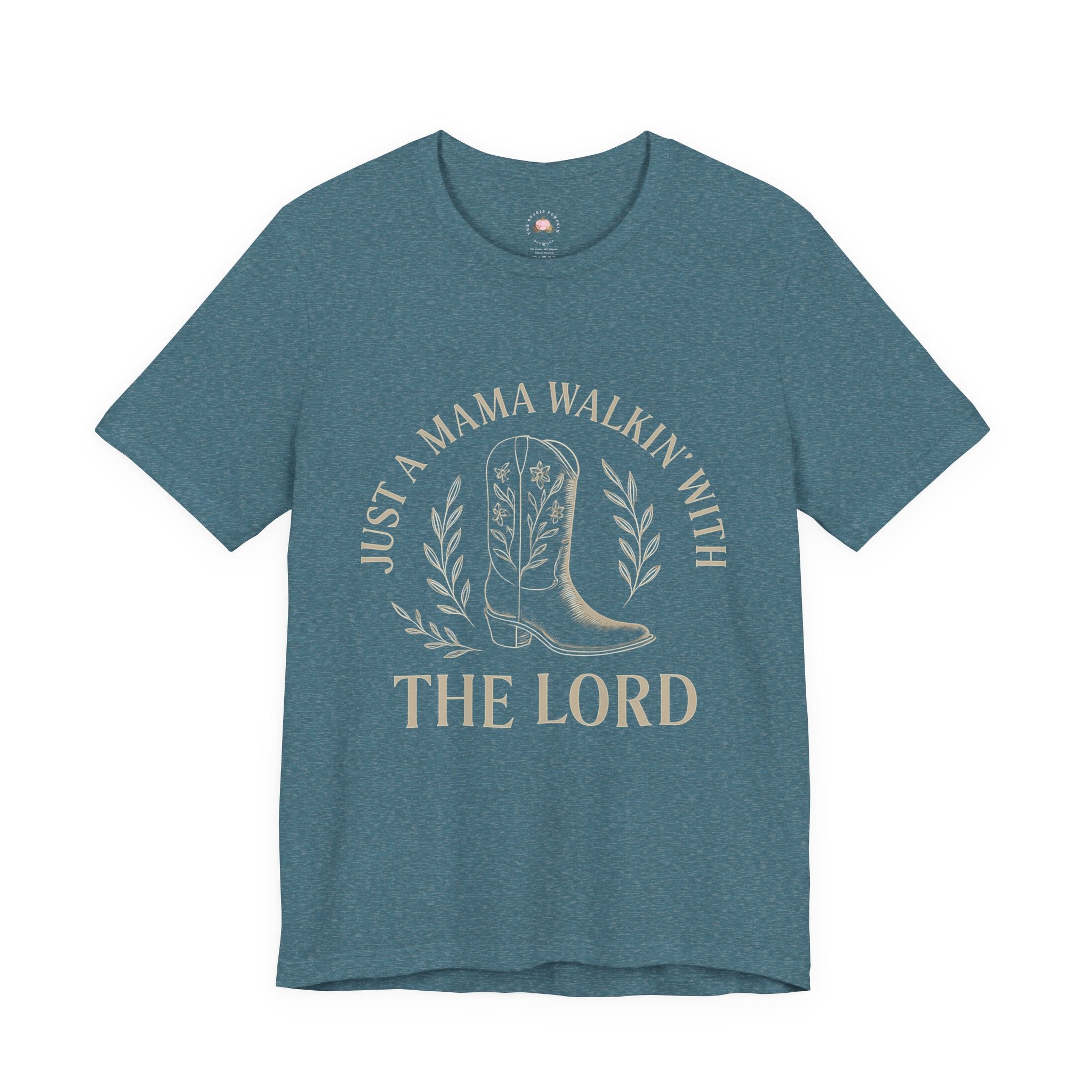 Christian T-Shirt - "Just Walkin' With The Lord" Faith Tee