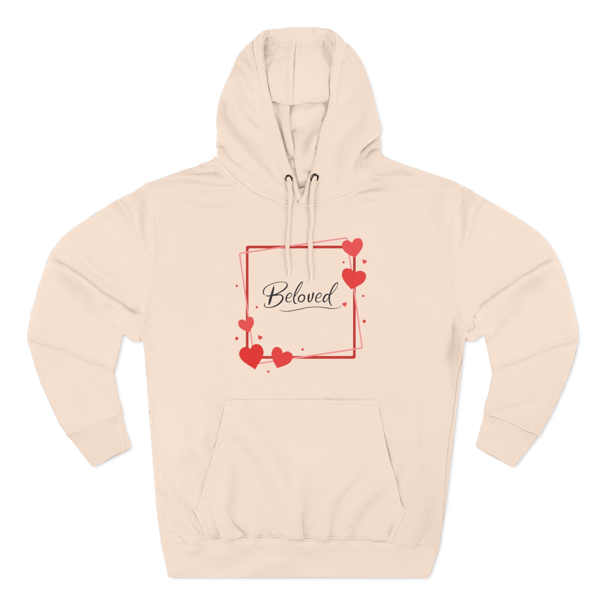Beloved Heart Frame Hoodie — Valentine's Cozy Fleece