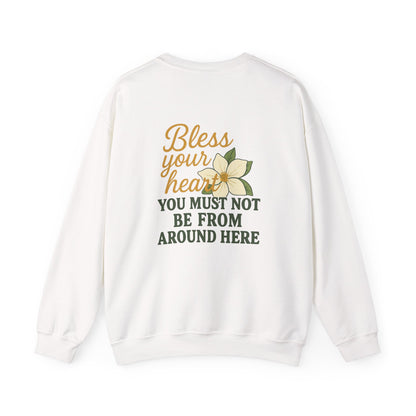 Bless Your Heart Sweatshirt | Unisex Crewneck | Cozy Gift for Friends, Southern Charm, Casual Style, Occasional Wear - The Bougie Pumpkin Boutique