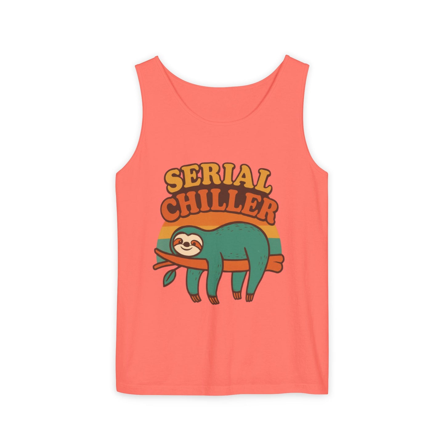 Serial Chiller Vibes Tank Top for Teachers and Moms on Vacay