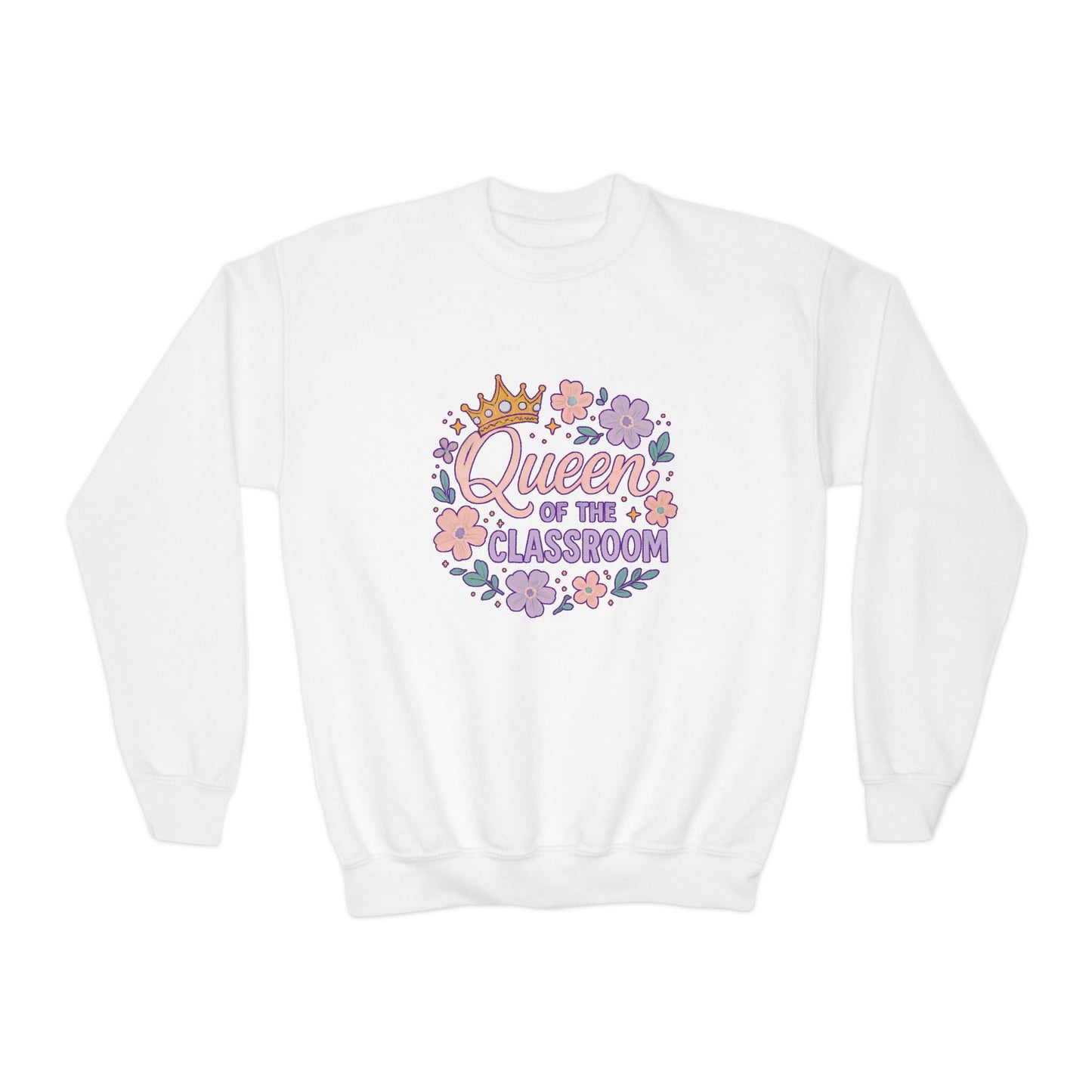 Queen of the Classroom Youth Crewneck Sweatshirt