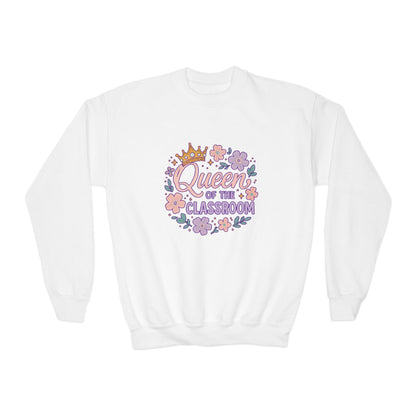 Queen of the Classroom Youth Crewneck Sweatshirt