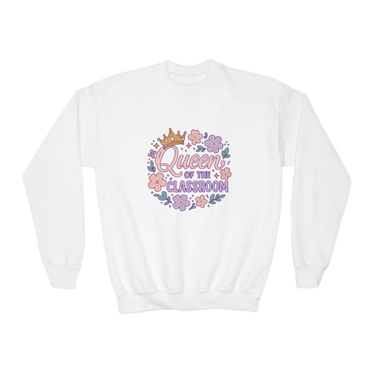 Queen of the Classroom Youth Crewneck Sweatshirt