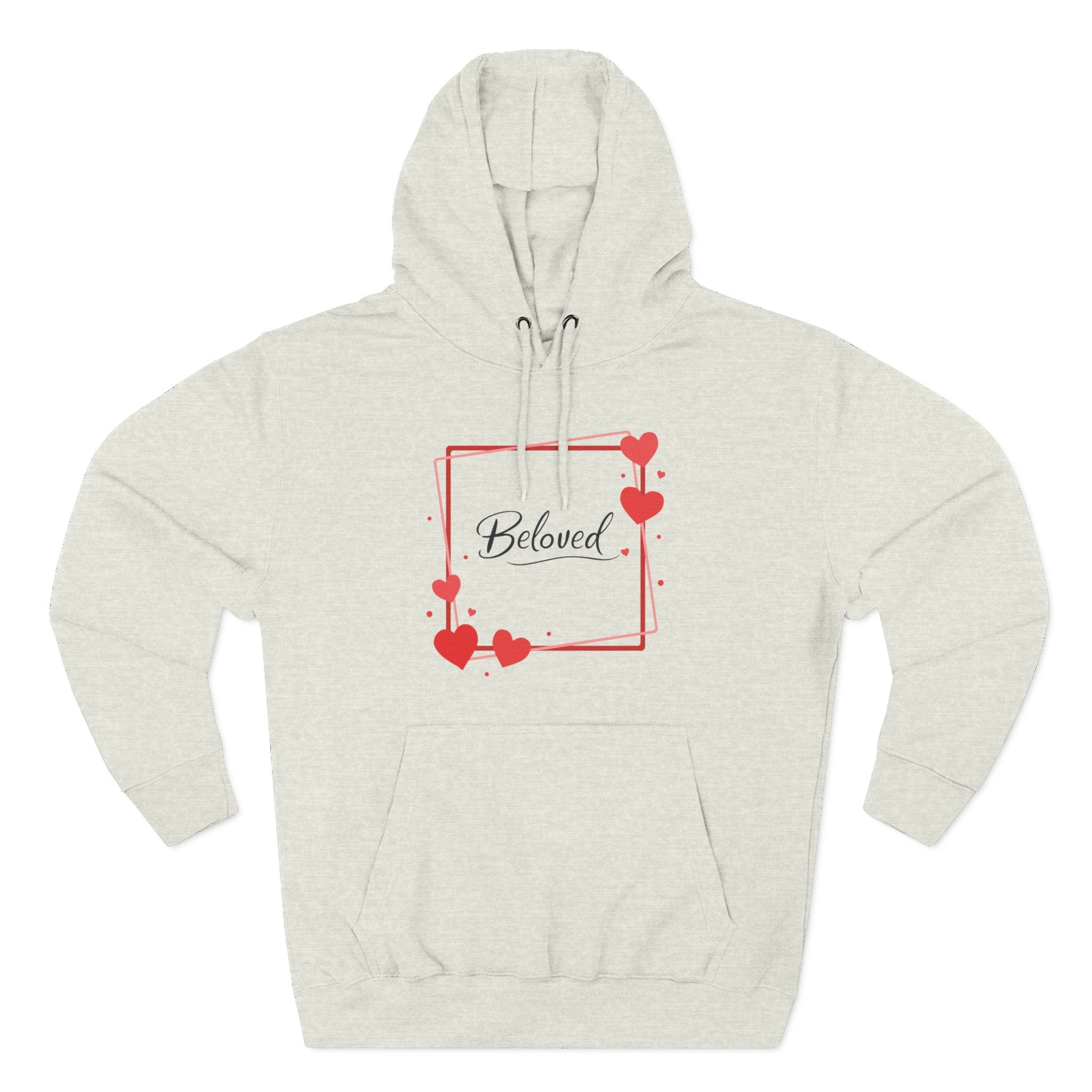 Beloved Heart Frame Hoodie — Valentine's Cozy Fleece