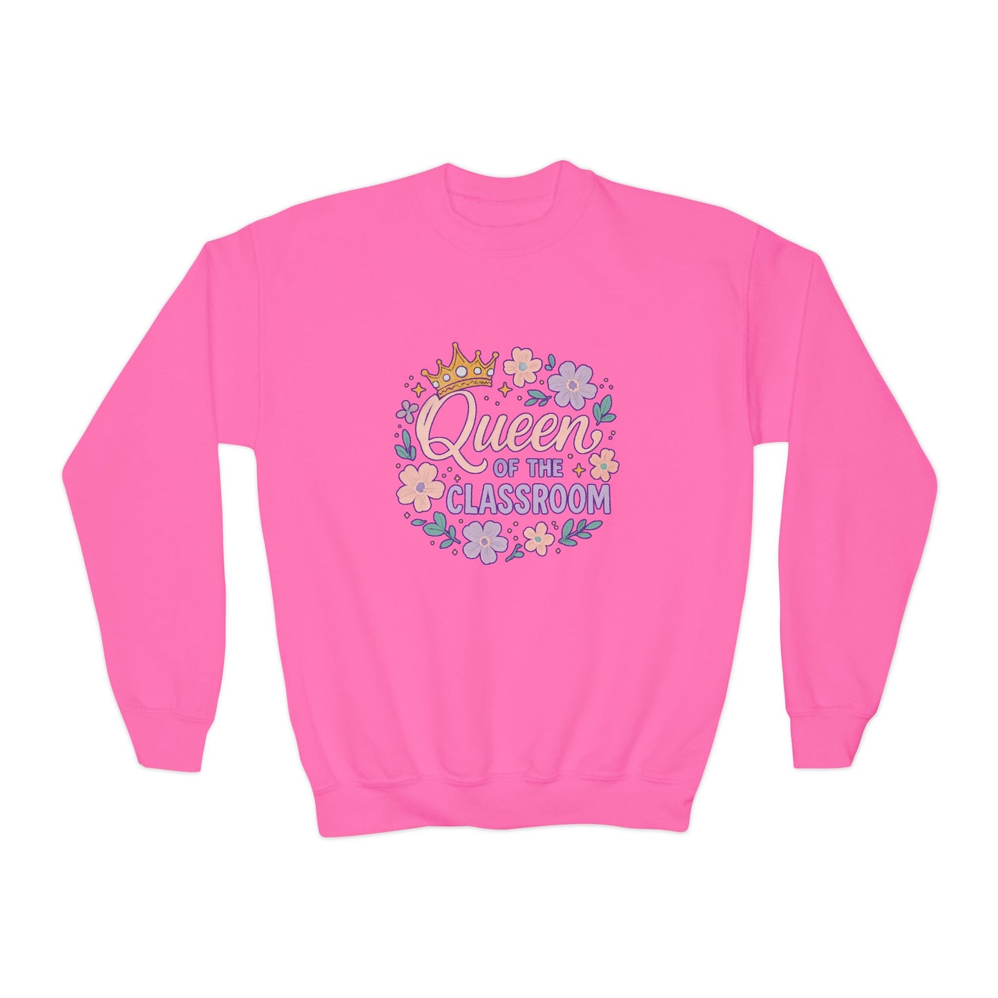 Queen of the Classroom Youth Crewneck Sweatshirt