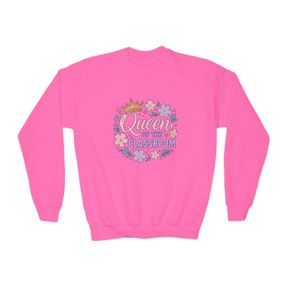 Queen of the Classroom Youth Crewneck Sweatshirt