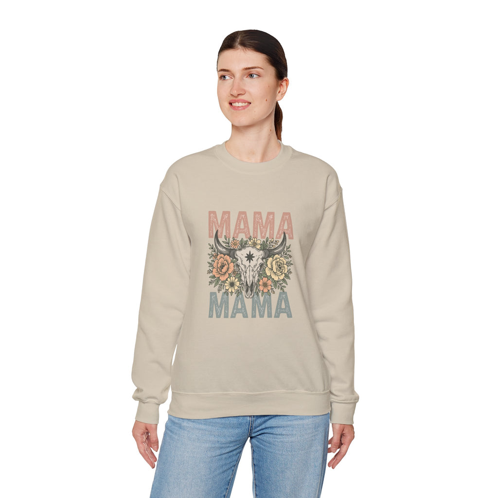 Floral Mama Skull Sweatshirt | Faith, Fashion & Sass – The Bougie Pumpkin Boutique