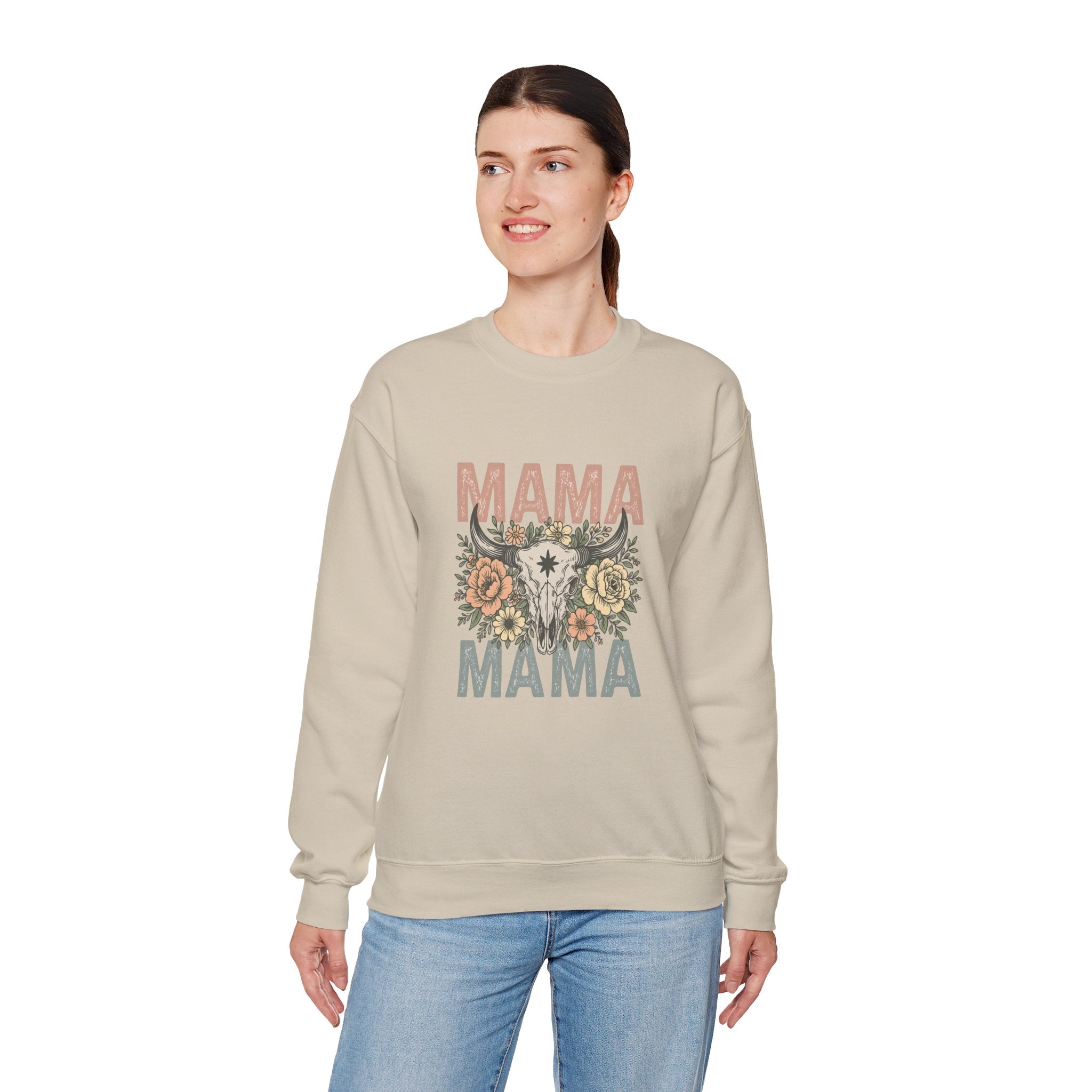 Floral Mama Skull Sweatshirt | Faith, Fashion & Sass – The Bougie Pumpkin Boutique